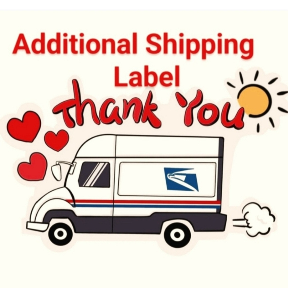 EXTRA  SHIPPING Label for over 5lbs.